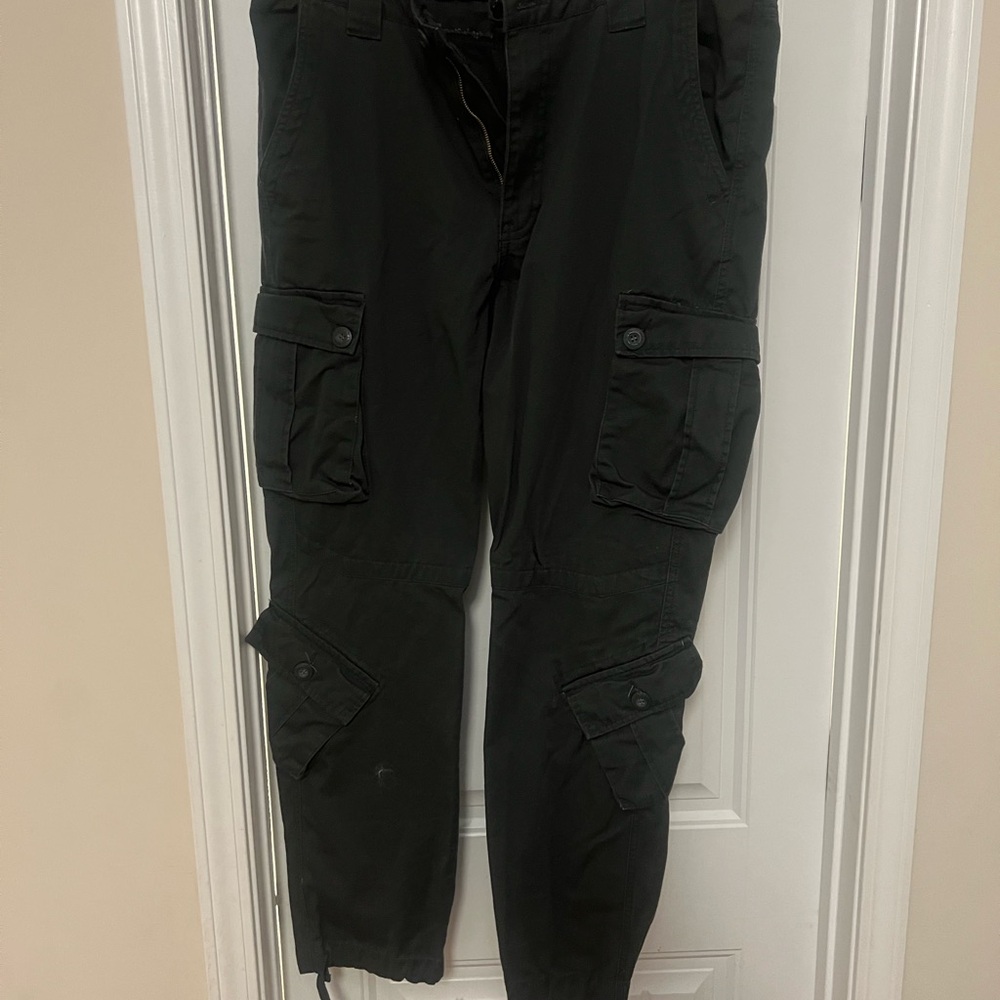 Men's Black Cargo Pants